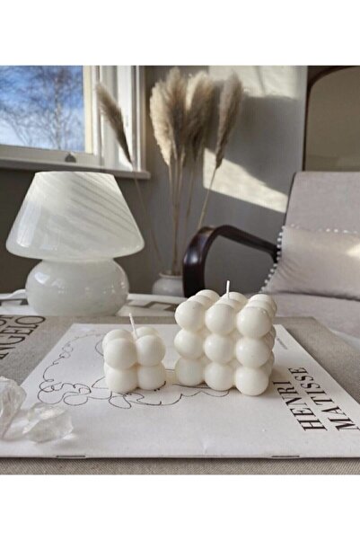 Genel Markalar Bernami Beyaz Renk Mini Bubble Ve Bubble Mum