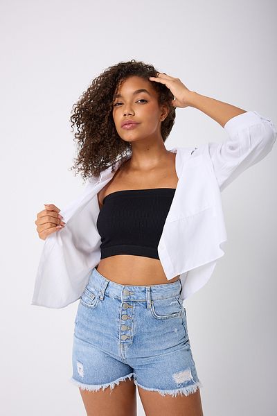 FOREVER MORE Crop Top fără bretele