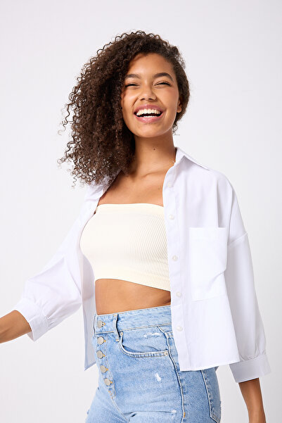 FOREVER MORE Crop Top fără bretele pentru damă