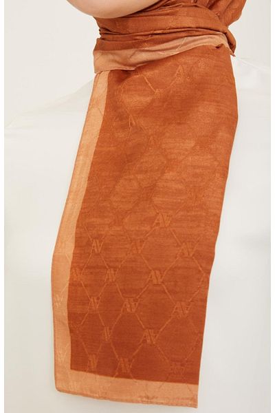 Armine Trend Monogram Shawl 2-132 - Tile