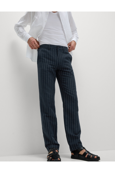 Marks & Spencer Regular Fit Keten Karışımlı Chino