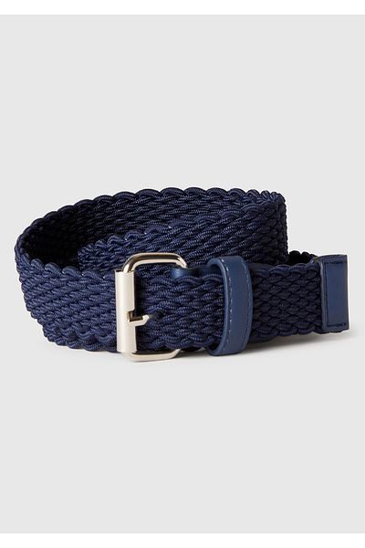 United Colors of Benetton Ανδρική ζώνη πλεξίματος Navy Blue