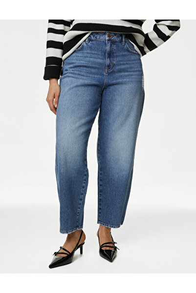 Marks & Spencer Yüksek Bel Carrot Leg Jean Pantolon