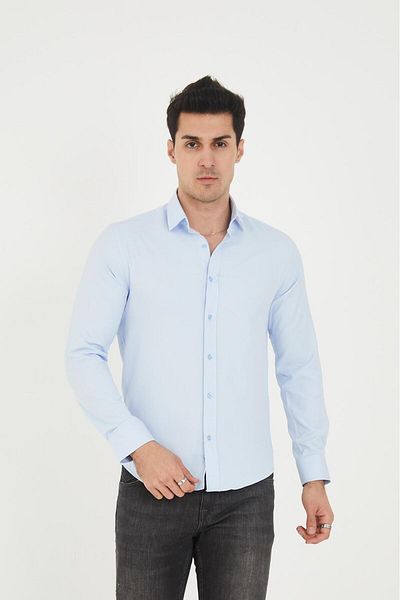 jack carisma Ανδρικό πουκάμισο Lycra Cotton Φρέσκο ​​Slim Fit