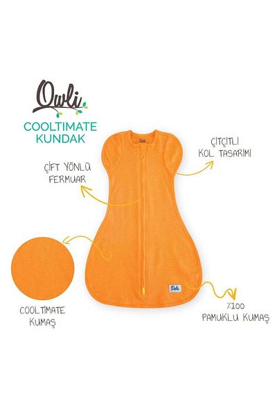 Owli Cooltimate قماط برتقالي