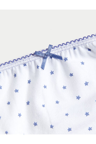 Marks & Spencer 10'lu Yıldız Desenli Külot (2-14 Yaş)