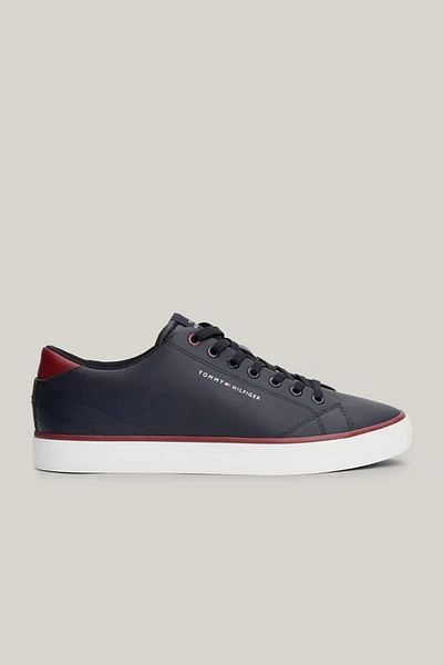 Tommy Hilfiger Th Hi Vulc Core Low Leather Men's Sneaker Fm0Fm05041Dw5