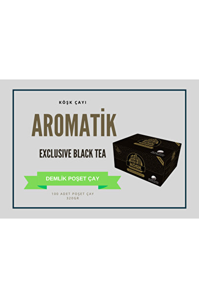 KÖŞK ÇAYI KÖŞK ÇAY AROMATİK DEMLİK POŞET ÇAY 100 Adet