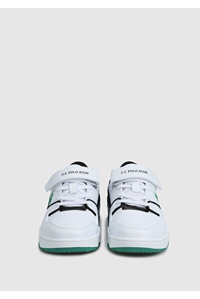 U.S. Polo Assn. Bílé chlapecké tenisky MARTELL JR 5FX