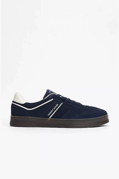 Tommy Hilfiger Ανδρικό αθλητικό παπούτσι Greenwich Suede Navy Blue Em0em01516c1g