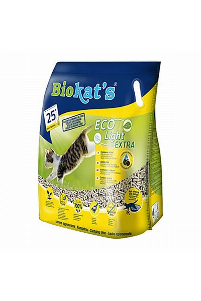 Biokats Pellet Eco Light Extra Activated Carbon Cat Litter 5 Lt