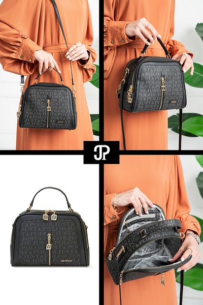 POLOGRAND London Original Just Polo Collection Luxury Soft Leather Stylish Hand and Shoulder Bag with Adjustable Cross Strap