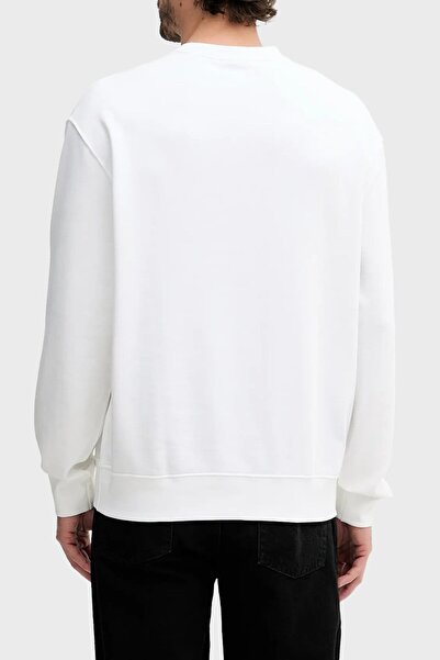 Calvin Klein Erkek LS EU 350TERRY BADGE CREWNECK SW Sweatshirts