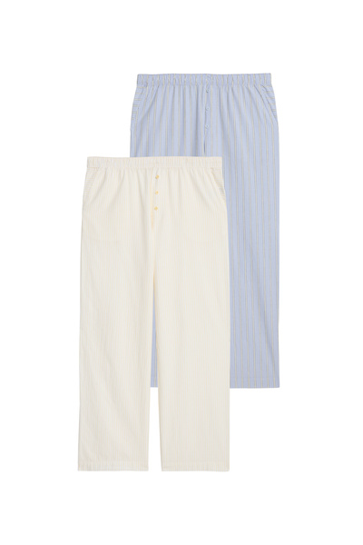 Marks & Spencer 2'li Cool Comfort™ Çizgili Pijama Altı