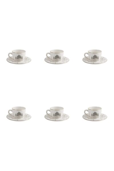 Porland Forest 6'lı Türk Kahve Fincan Takımı