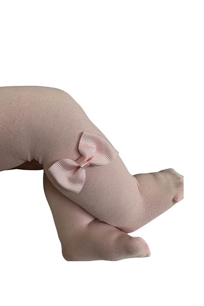 Daymod Baby Mycro Bow Pantyhose Pink