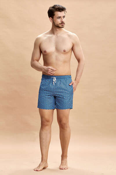 SMILE Makoa Navy Blue Swim Shorts