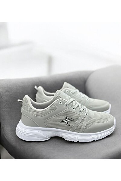 KANTEX Sneaker Spor Ayakkabısı Konforlu Hava Alan Esnek Kaliteli Bağcıklı Ortapedik Kullanışlı18mm-