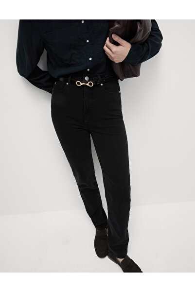 Marks & Spencer Magic Shaping Yüksek Bel Straight Leg Jean Pantolon