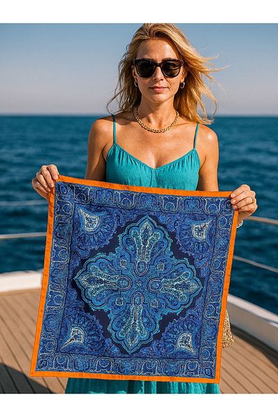Axesoire 12438 Etro Patterned Bandana Scarf