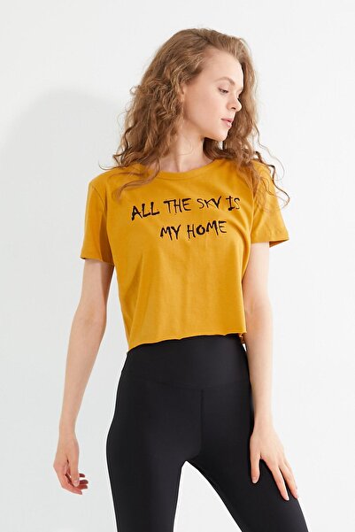 Polo State Žene Štampano T-shirt Žuta