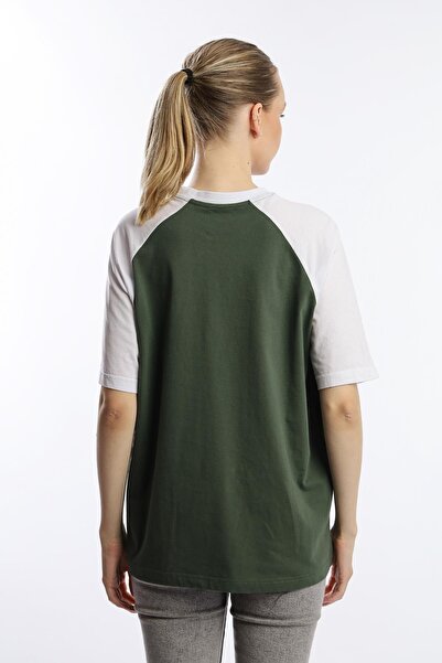 Polo State Γυναικείο μπλουζάκι Oversize Fit Raglan Sleeve Basic Χακί