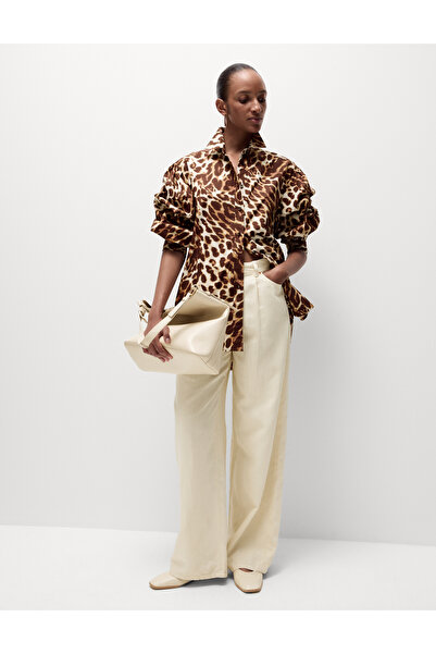 Marks & Spencer Saf Pamuklu Hayvan Desenli Gömlek