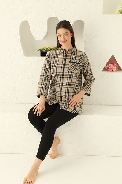 Cotpark Women's Cotton Lumberjack Tights Suit 22012