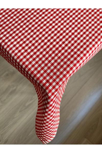 LİMAY Gingham Thick Fabric Tablecloth - Tablecloth - Picnic Cloth - Colorful (170X170)