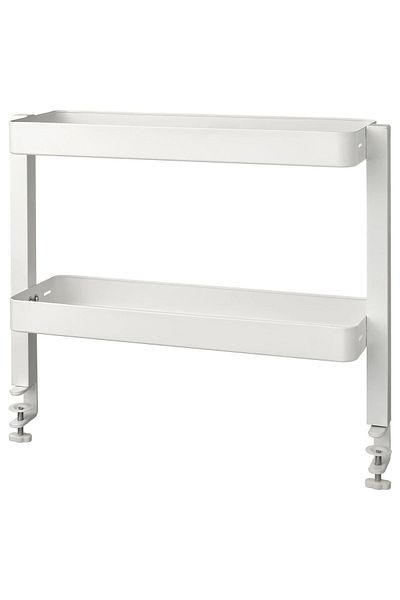 IKEA VATTENKAR λευκό επιτραπέζιο οργανωτή 49x15 cm