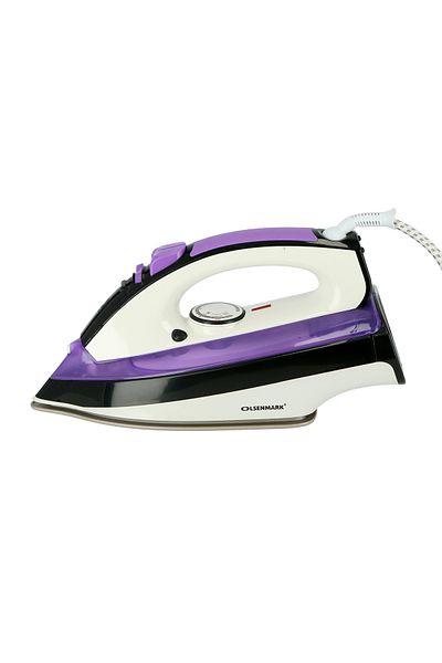 Olsenmark Non-Stick Soleplate Steam Iron – 2200W, Self-Cleaning, Spray, Dry & Steam Modes