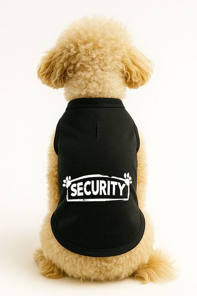 MPZ Pets Cat and Dog Clothing & Gown - Black Security Undershirt
