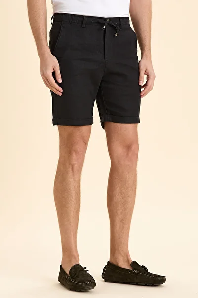 SMILE Tedroy Navy Blue Bermuda Shorts