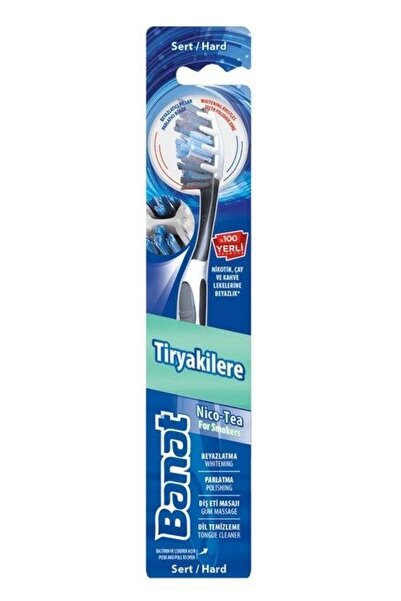 Banat Nico-tea Tiryakilere Özel Diş Fırçası-