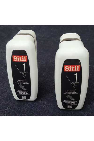 SİTİL Spor Ayakkabı Temizleme Süngeri 50 ml X 2 Adet (EVİSSA 100 GR. GÜZELLİK SABUNU HEDİYE)