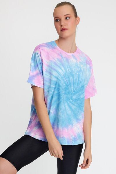 Polo State Cravată de damă spălată oversize albastru