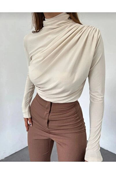 RESSHO BÜZGÜLÜ BLUZ