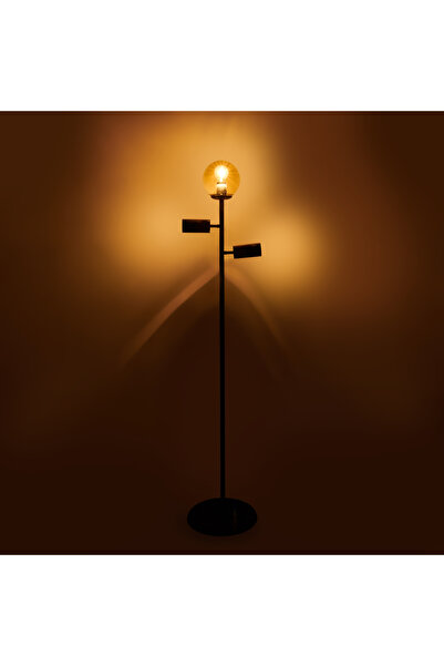 Evidea Lighting Coir Lambader - Siyah / Kahverengi - 150 cm