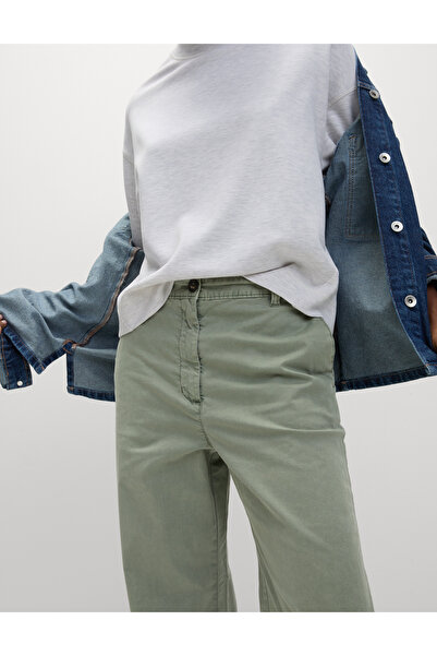 Marks & Spencer Straight Leg Grazer Chino Pantolon