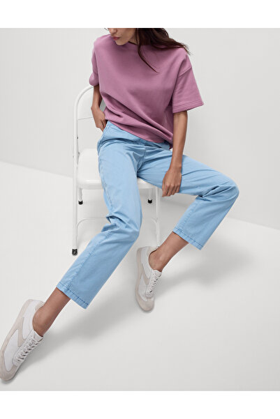 Marks & Spencer Straight Leg Grazer Chino Pantolon