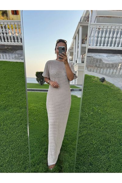 caddstore Sv 024323 Rochie de plajă din nurcă căptușită