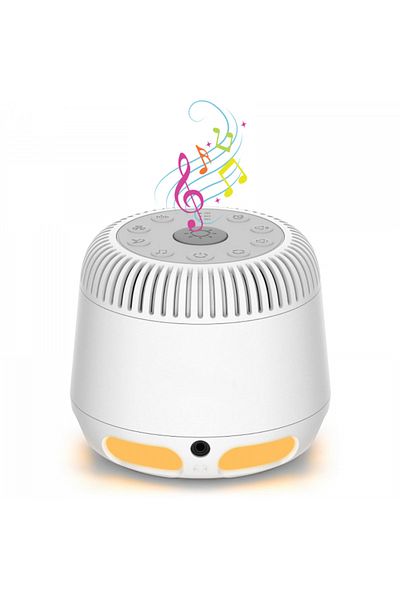 INNOVIO Dispozitiv Sunete Albe si Lampa de Veghe Multicolora INNOVIO®, 24 Sunete Linistitoare, Bluetooth