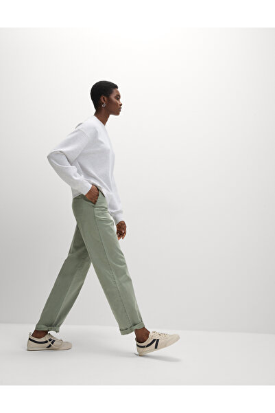 Marks & Spencer Straight Leg Grazer Chino Pantolon
