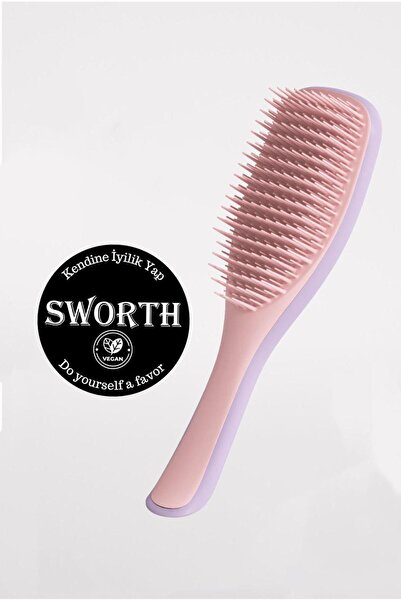 SWORTH PROFESSİONAL SOLİNGEN ŞEKİL Topuz Fırçası Açma Tarağı Saç Açma Fırçası...