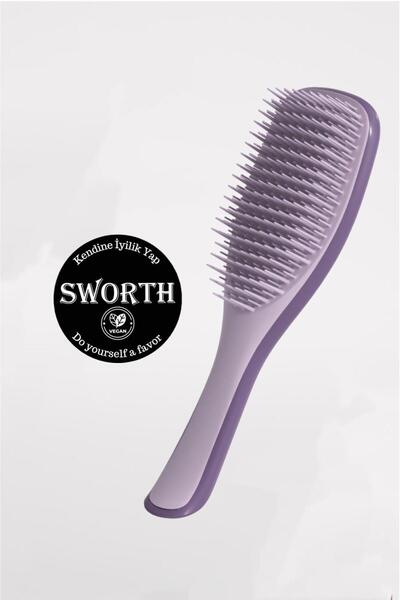 SWORTH PROFESSİONAL SOLİNGEN ŞEKİL Topuz Fırçası Açma Tarağı Saç Açma Fırçası...