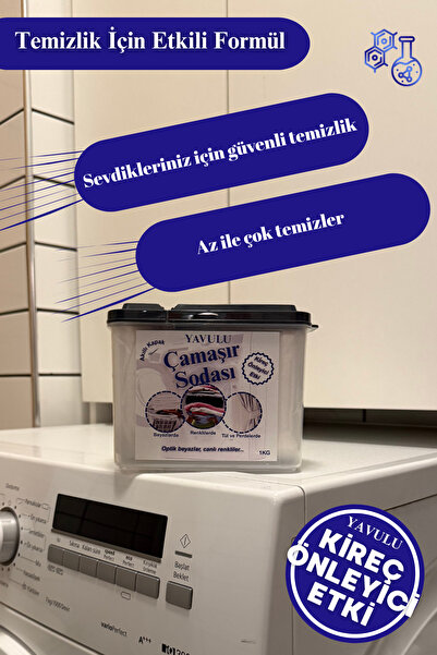yavulu Çamaşır Sodası Ultra Beyazlatıcı Optik Etkili 1000g-1kg (BÜYÜK BOY)