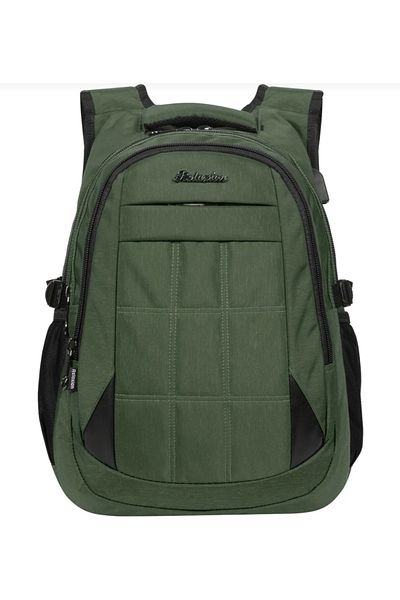 Relaxion 2227 Khaki Waterproof Lined Fabric Backpack