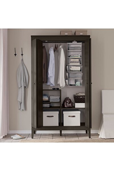 IKEA Gardırop, Venge, Genişlik: 121.0 cm  Derinlik: 59.0 cm  Yükseklik: 211.0 cm