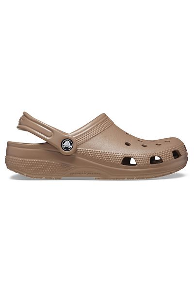 Crocs Κλασικές γυναικείες παντόφλες σε καφέ casual στυλ 10001_2Q9