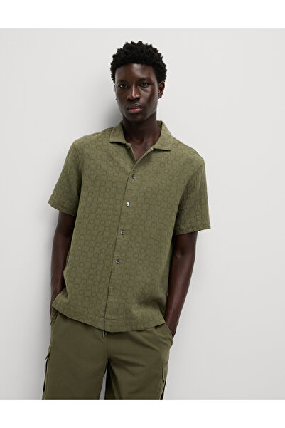 Marks & Spencer Kolay Ütülenen Saf Pamuk Dokulu Gömlek